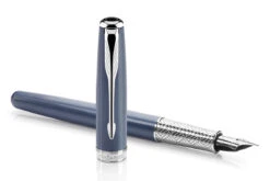 Parker® Parker Sonnet EXC Blauw Custom SHL 18K Vulpen 5 Parker® Parker Sonnet EXC Blauw Custom SHL 18K Vulpen -Pennen Verkoop 1930260 parker Sonnet EXC blue custom 18k fountain pen 1