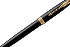 Parker® Parker Sonnet Black Lacquer GT Vulpen -Pennen Verkoop 1931494 Parker Sonnet Black Lacquer GT Fountain Pen 2