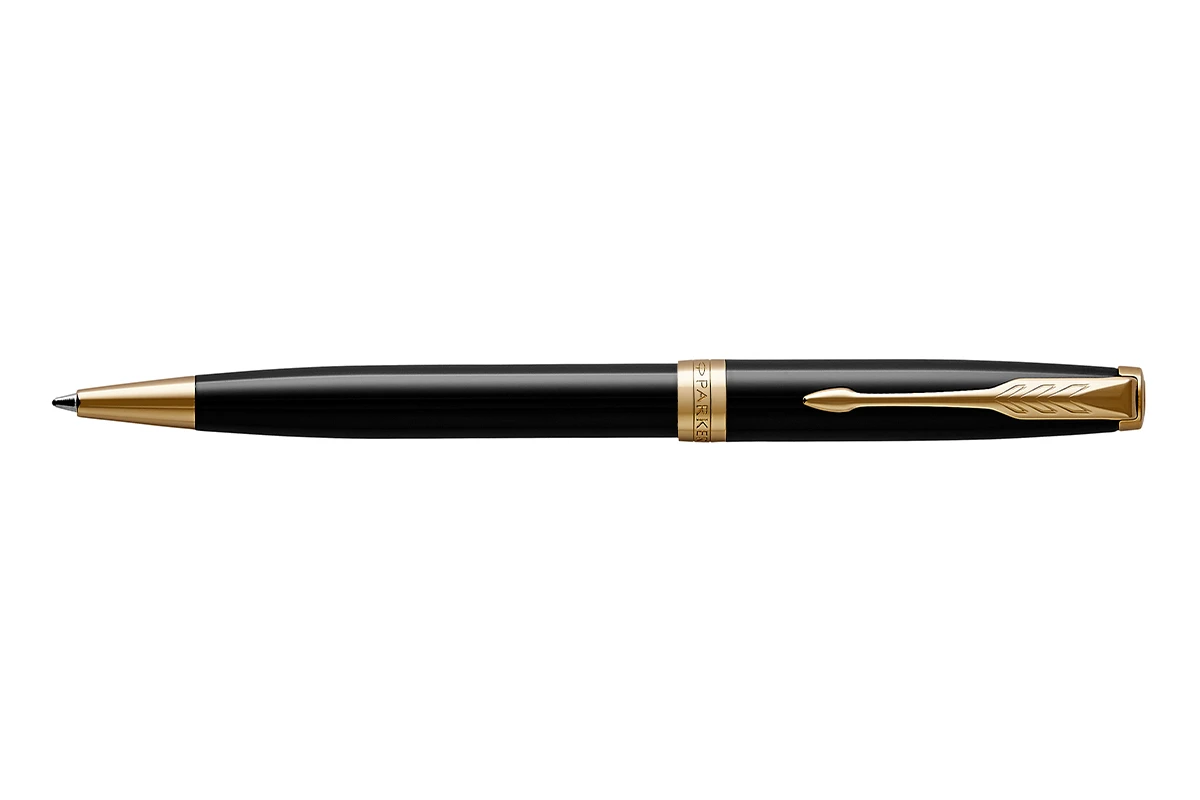 Parker® Parker Sonnet Black Lacquer GT Balpen 1 Parker® Parker Sonnet Black Lacquer GT Balpen