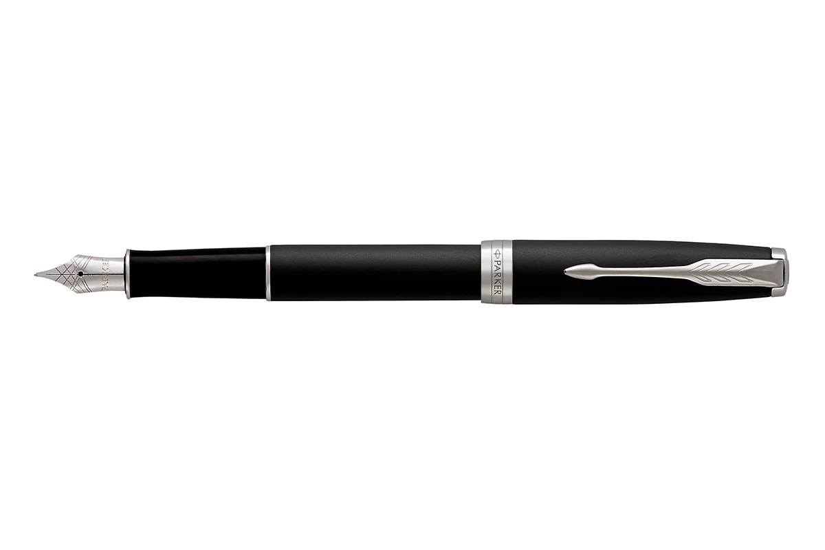 Parker® Parker Sonnet Matte Black PT Vulpen 1 Parker® Parker Sonnet Matte Black PT Vulpen