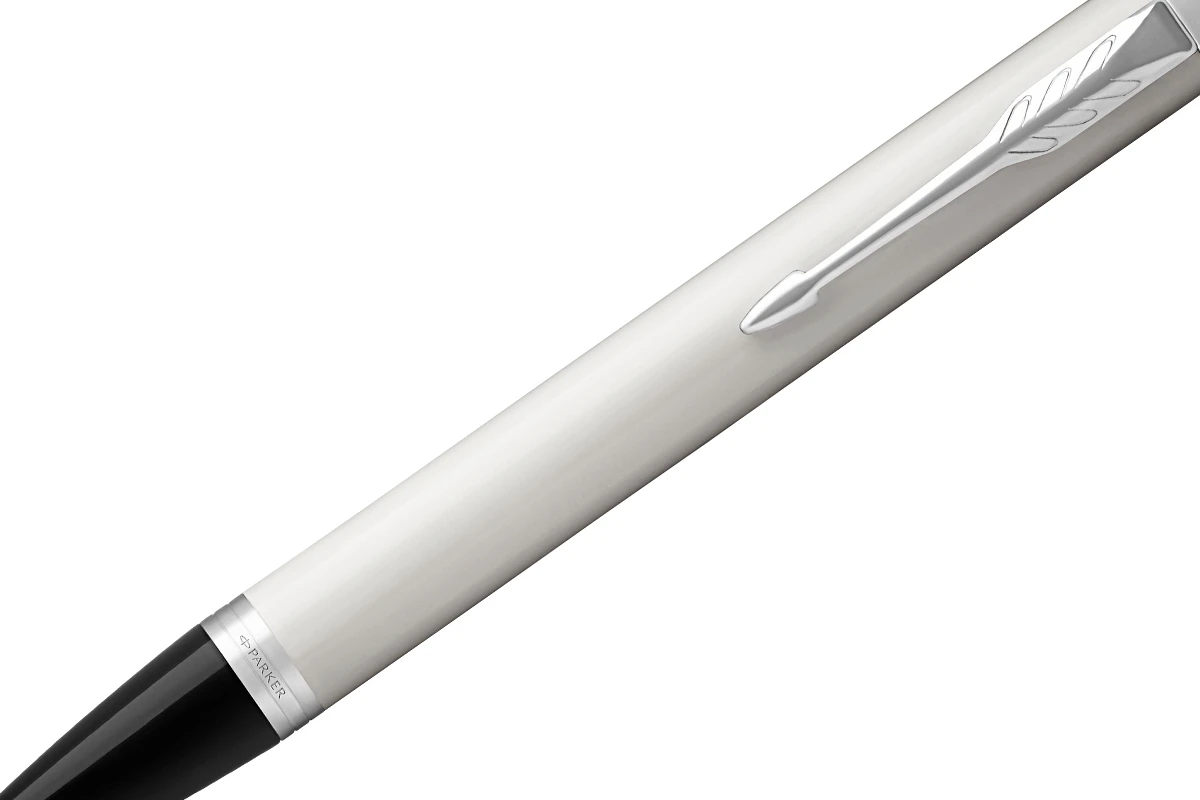 Parker® Parker IM White Lacquer Balpen 2 Parker® Parker IM White Lacquer Balpen - Afbeelding 2
