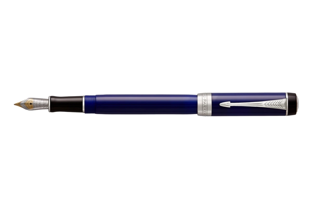Parker® Parker Duofold Classic Blue & Black International Vulpen 1 Parker® Parker Duofold Classic Blue & Black International Vulpen