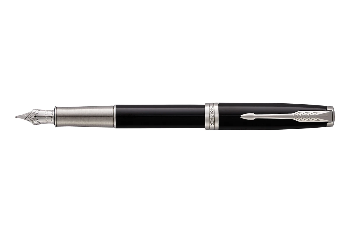 Parker® Parker Sonnet Black Lacquer 18K PT Vulpen 1 Parker® Parker Sonnet Black Lacquer 18K PT Vulpen