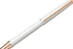 Caran D'Ache Léman Slim White Rosegold Vulpen -Pennen Verkoop 4791 001 Caran d Ache Leman Slim White Rose Gold Fountain pen 2