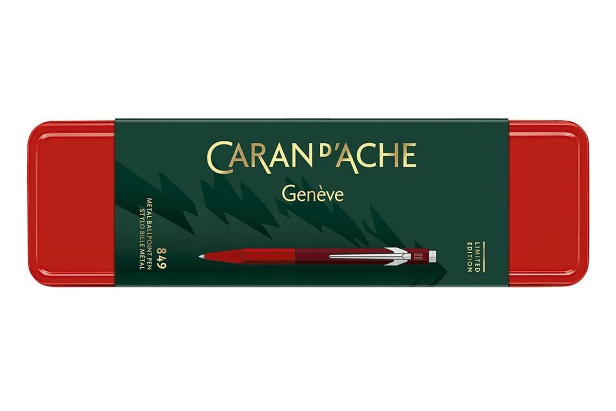 Caran D'Ache 849 Wonder Forest Limited Edition Balpen Red 4 Caran D'Ache 849 Wonder Forest Limited Edition Balpen Red - Afbeelding 4