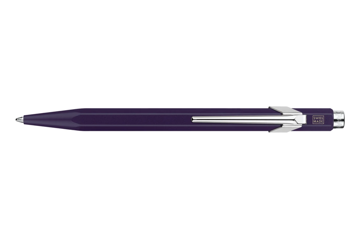 Caran D'Ache 849 Dark Purple Balpen Limited Edition 1 Caran D'Ache 849 Dark Purple Balpen Limited Edition