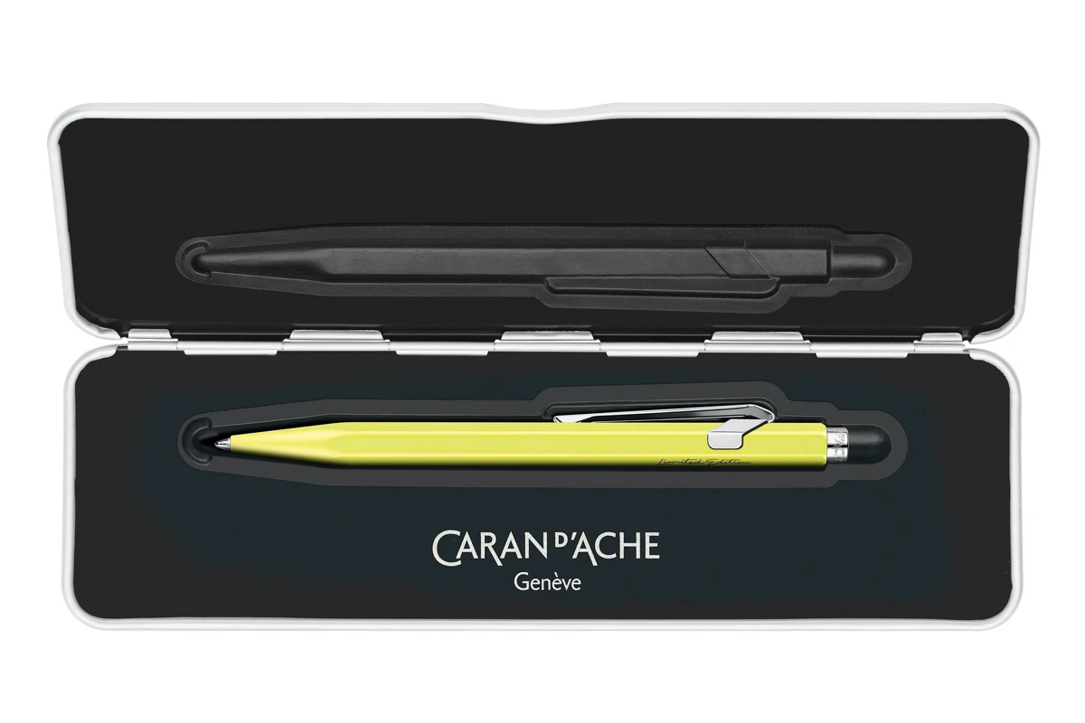 Caran D'Ache 849 Neon Yellow Balpen Limited Edition 2 Caran D'Ache 849 Neon Yellow Balpen Limited Edition - Afbeelding 2