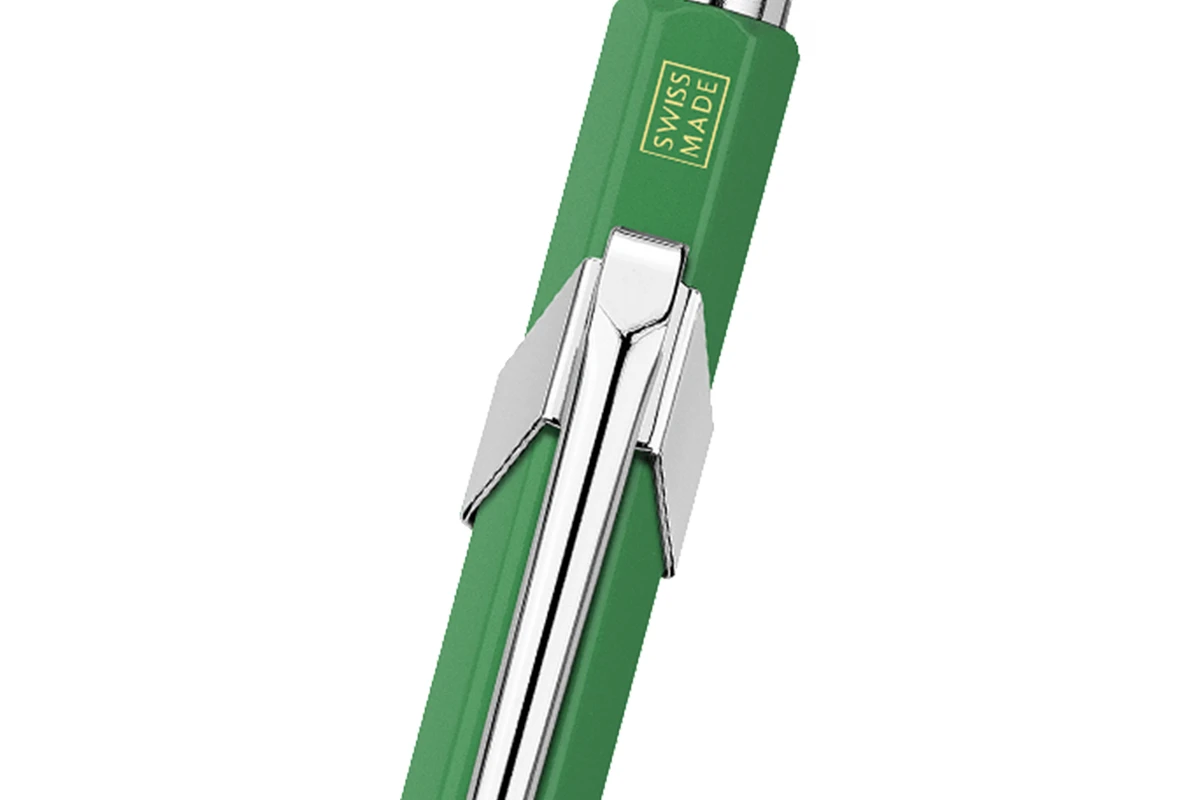 Caran D'Ache 849 Paul Smith Cobalt/Emerald Balpen 3 Caran D'Ache 849 Paul Smith Cobalt/Emerald Balpen - Afbeelding 3