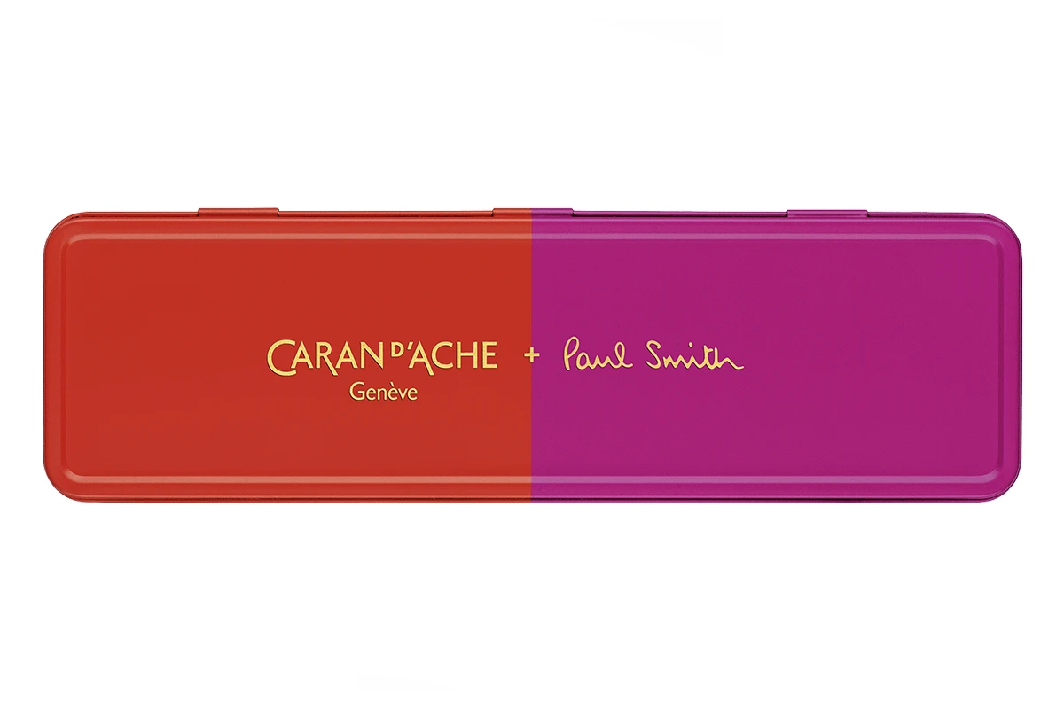 Caran D'Ache 849 Paul Smith Warm Red/Melrose Pink Balpen 4 Caran D'Ache 849 Paul Smith Warm Red/Melrose Pink Balpen - Afbeelding 4