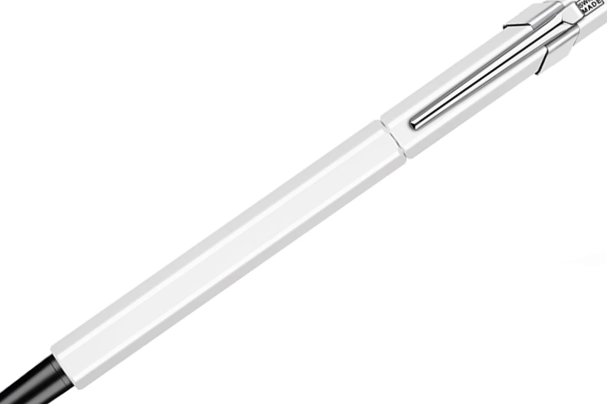 Caran D'Ache 849 White Vulpen 2 Caran D'Ache 849 White Vulpen - Afbeelding 2