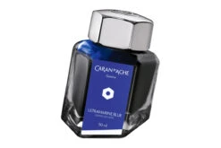 Caran D'Ache Léman Klein Blue Vulpen -Pennen Verkoop Caran d Ache Klein Blue Leman Fountain Pen 4