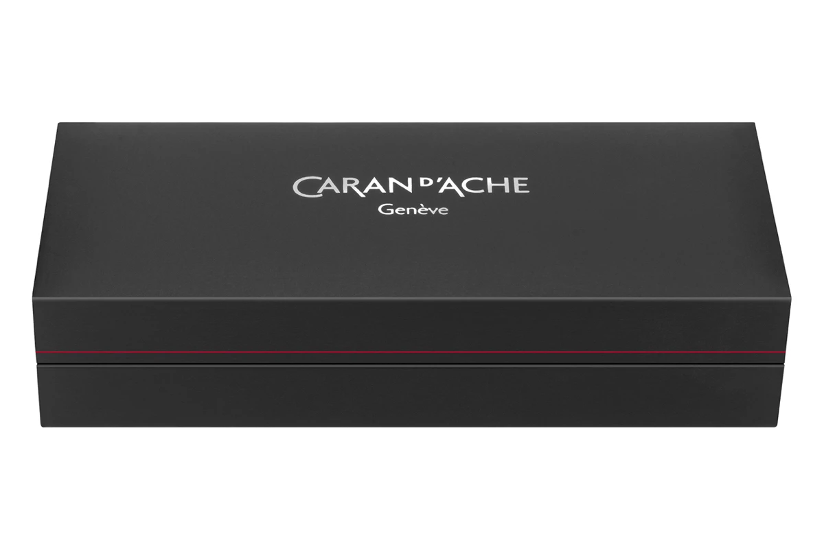 Caran D'Ache Léman Ebony Black GT Balpen 3 Caran D'Ache Léman Ebony Black GT Balpen - Afbeelding 3