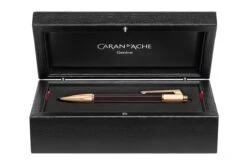 Caran D'Ache Varius Ebony Rose Gold Balpen -Pennen Verkoop Caran d Ache Varius Ebony Rosegold Ballpoint Pen 2