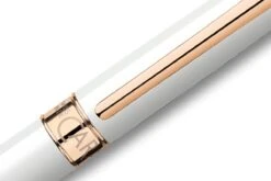 Caran D'Ache Léman Slim White Rose Gold Balpen -Pennen Verkoop Caran d ache Leman Slim White Rose Gold ballpoint pen 2