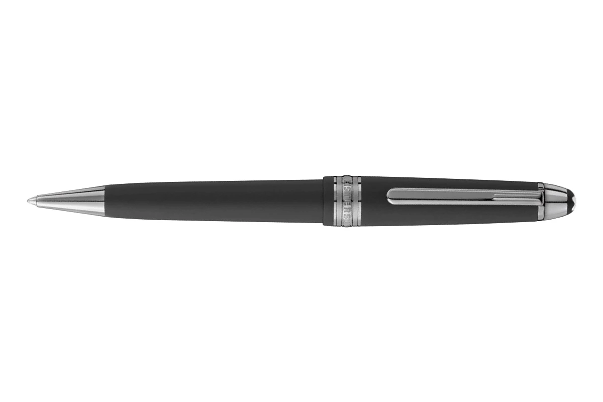 Montblanc Meisterstück Classique Ultra Black Balpen 1 Montblanc Meisterstück Classique Ultra Black Balpen