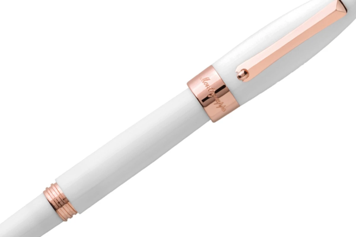 Montegrappa Fortuna Rose Gold & White Vulpen 2 Montegrappa Fortuna Rose Gold & White Vulpen - Afbeelding 2
