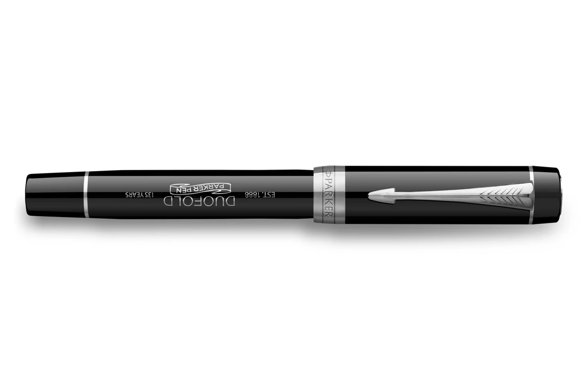Parker® Parker Duofold 135 Years Anniversary Black CT Vulpen 5 Parker® Parker Duofold 135 Years Anniversary Black CT Vulpen - Afbeelding 5