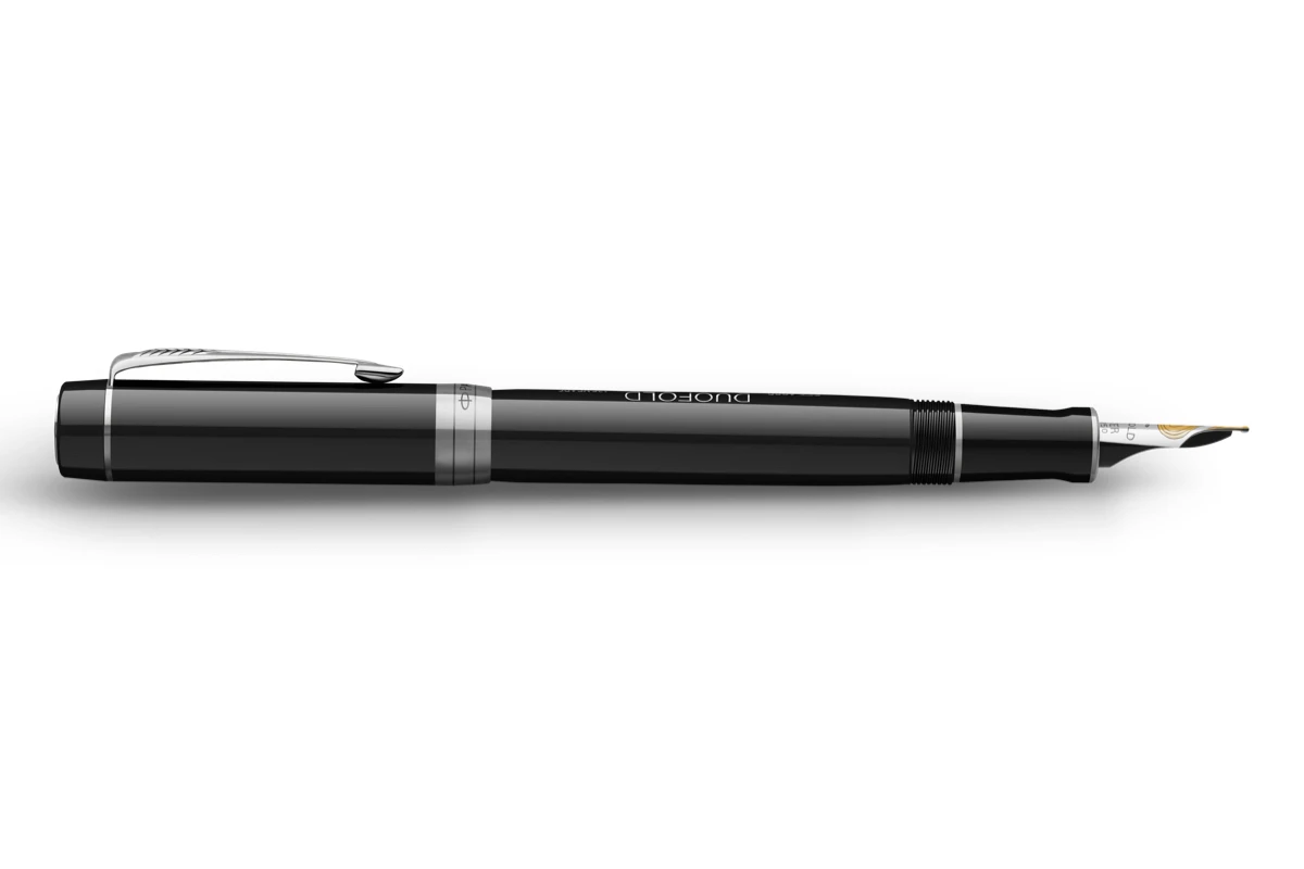 Parker® Parker Duofold 135 Years Anniversary Black CT Vulpen 4 Parker® Parker Duofold 135 Years Anniversary Black CT Vulpen - Afbeelding 4
