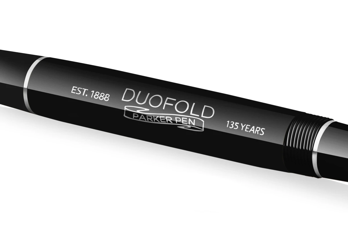 Parker® Parker Duofold 135 Years Anniversary Black CT Vulpen 2 Parker® Parker Duofold 135 Years Anniversary Black CT Vulpen - Afbeelding 2