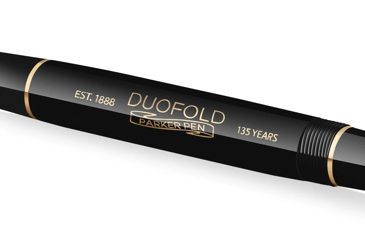 Parker® Parker Duofold 135 Years Anniversary Black GT Vulpen 2 Parker® Parker Duofold 135 Years Anniversary Black GT Vulpen - Afbeelding 2