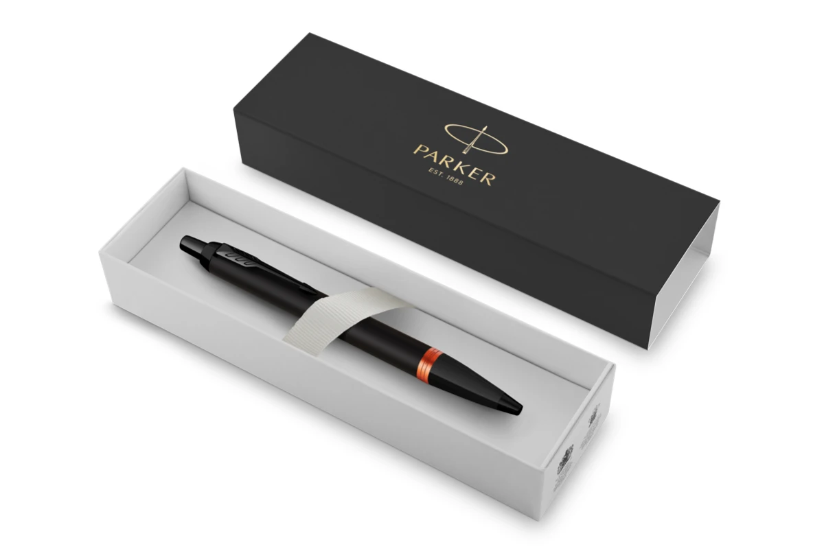 Parker® Parker IM Vibrant Rings Orange Balpen 4 Parker® Parker IM Vibrant Rings Orange Balpen - Afbeelding 4