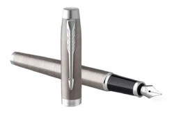 Parker® Parker IM Stainless Steel CT Vulpen -Pennen Verkoop Parker IM stainless steel CT fp 3