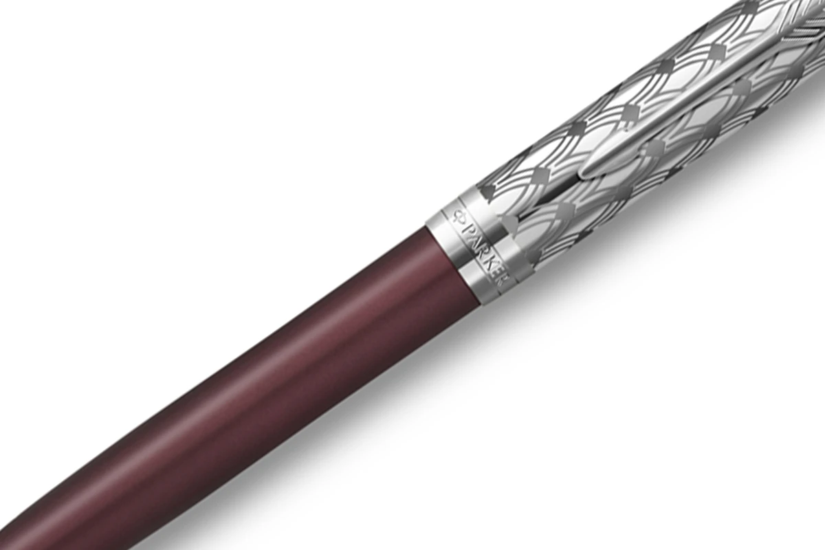 Parker® Parker Sonnet Metal Red CT Balpen 2 Parker® Parker Sonnet Metal Red CT Balpen - Afbeelding 2