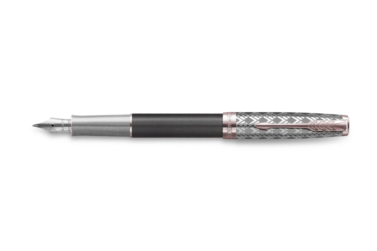 Parker® Parker Sonnet Metal Grey PGT 18K Vulpen 1 Parker® Parker Sonnet Metal Grey PGT 18K Vulpen