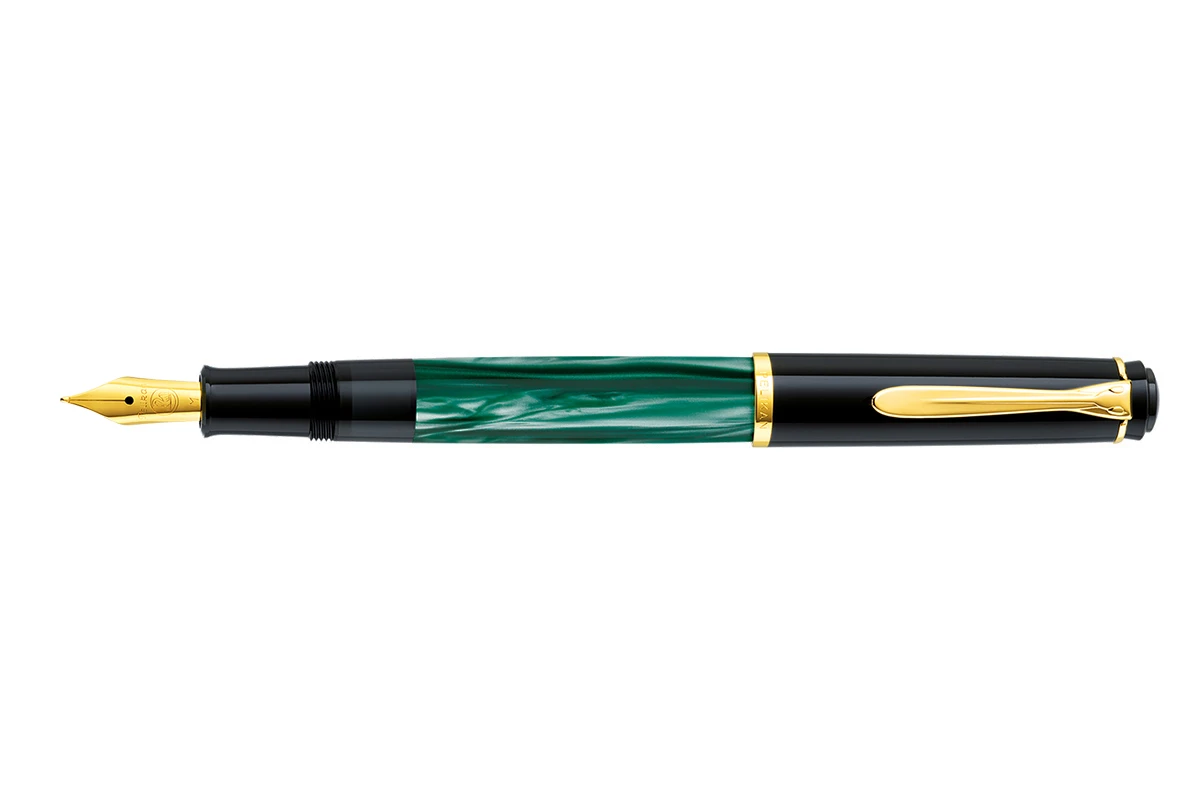 Pelikan Classic M200 Marbled Green Vulpen 1 Pelikan Classic M200 Marbled Green Vulpen