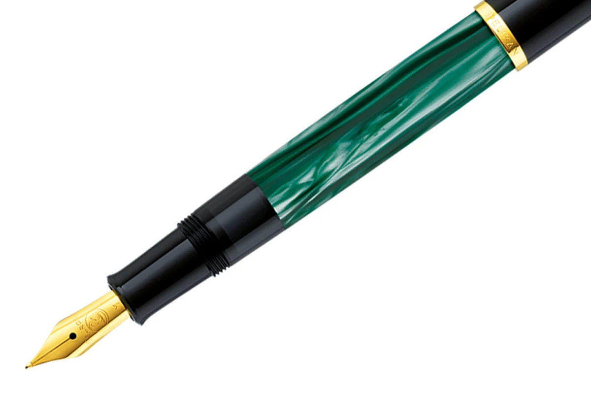 Pelikan Classic M200 Marbled Green Vulpen 2 Pelikan Classic M200 Marbled Green Vulpen - Afbeelding 2