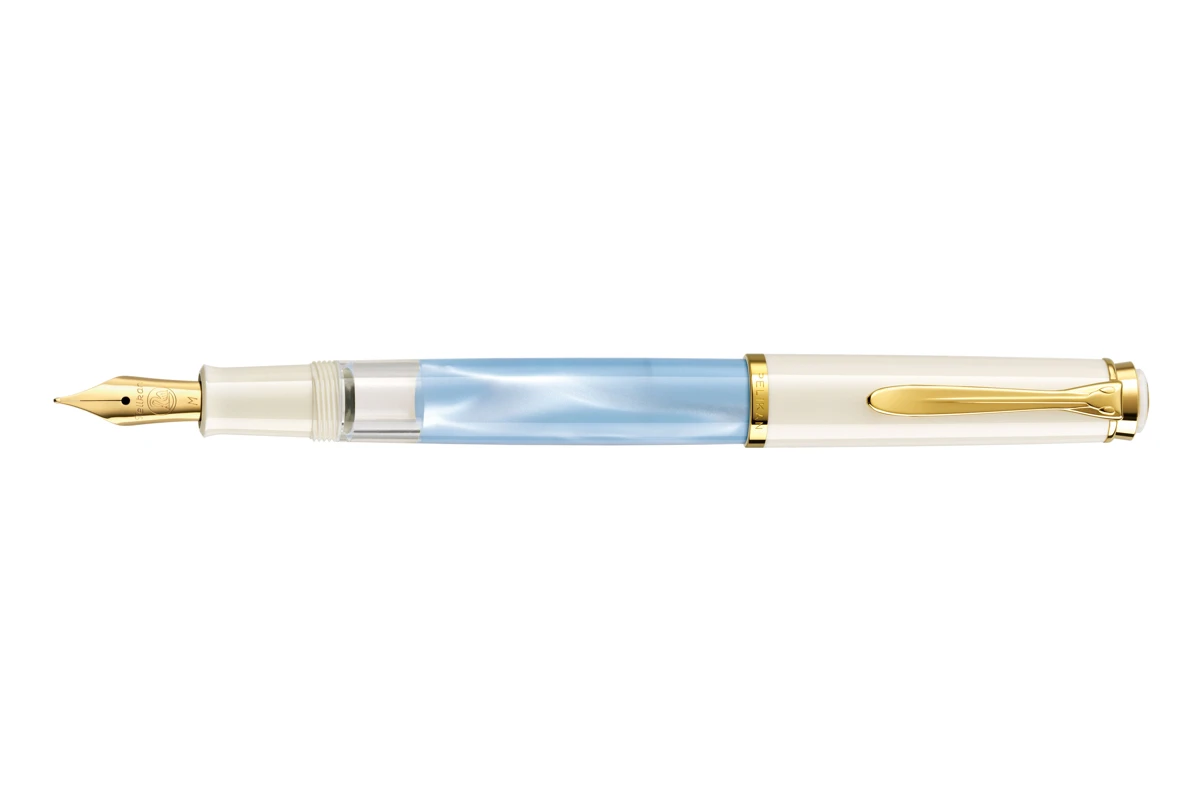 Pelikan Classic M200 Pastel Blue Vulpen 1 Pelikan Classic M200 Pastel Blue Vulpen