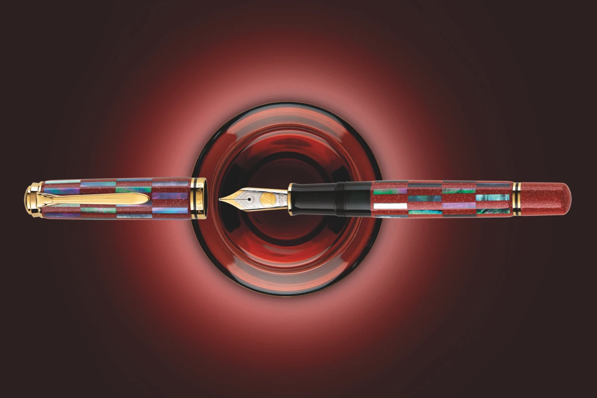 Pelikan Souverän M1000 Raden Red Infinity Vulpen 4 Pelikan Souverän M1000 Raden Red Infinity Vulpen - Afbeelding 4