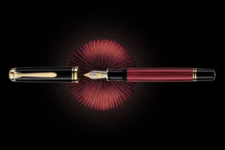 Pelikan Souverän M800 Black/Red Vulpen -Pennen Verkoop Pelikan M400 Black Red Fountain Pen 4