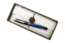 Pelikan Souverän M805 Black/Blue Vulpen -Pennen Verkoop Pelikan M805 black blue fp 4