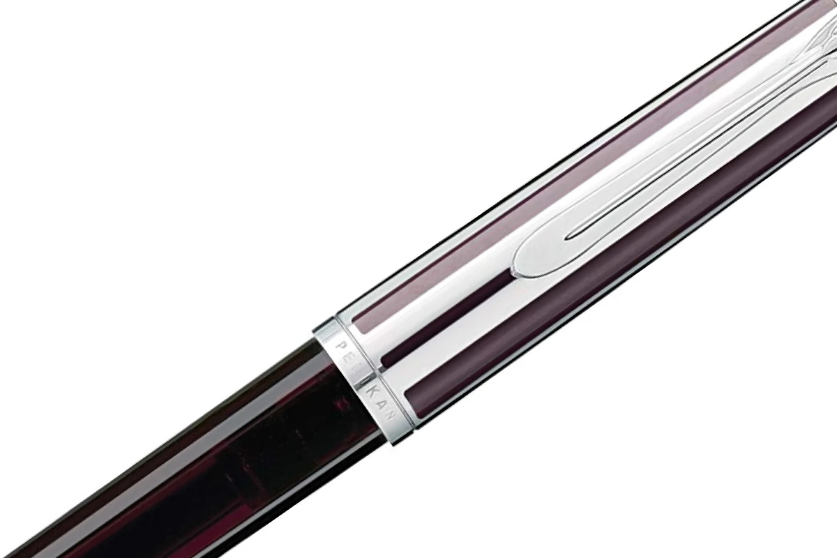 Pelikan K625 Aubergine Transparant Balpen 2 Pelikan K625 Aubergine Transparant Balpen - Afbeelding 2