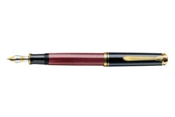 Pelikan Souverän M400 Zwart/Rood Vulpen
