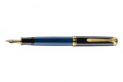 Pelikan Souverän M600 Zwart/Blauw Vulpen