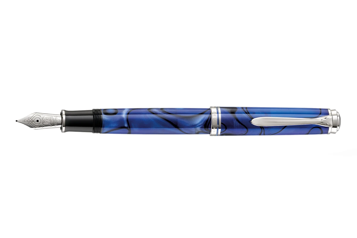Pelikan Souverän M805 Blue Dunes Vulpen 1 Pelikan Souverän M805 Blue Dunes Vulpen