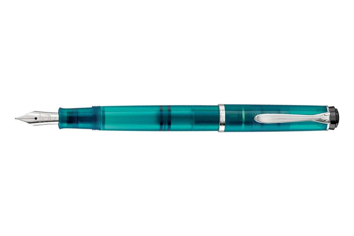 Pelikan Classic M205 Apatite Vulpen + Inkt Set 2 Pelikan Classic M205 Apatite Vulpen + Inkt Set - Afbeelding 2