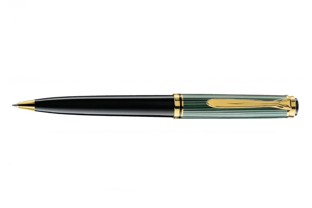 Pelikan Souverän K800 Zwart/Groen Balpen 1 Pelikan Souverän K800 Zwart/Groen Balpen