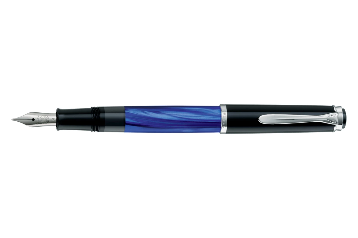Pelikan Classic M205 Blue Marbled Vulpen 1 Pelikan Classic M205 Blue Marbled Vulpen