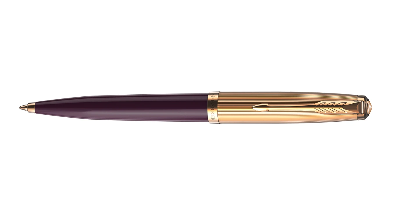 Parker® Parker 51 Deluxe Plum GT Balpen 2 Parker® Parker 51 Deluxe Plum GT Balpen - Afbeelding 2