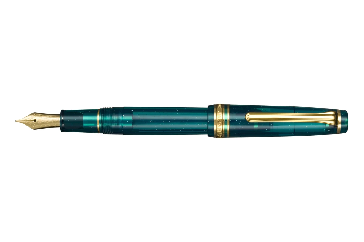 Sailor Pro Gear Slim Blue Green Nebula Vulpen 1 Sailor Pro Gear Slim Blue Green Nebula Vulpen