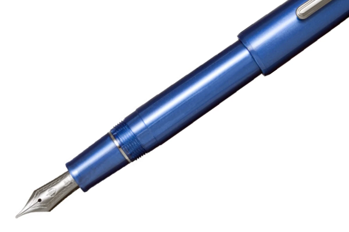 Sailor 1911 Ringless Metallic 'Simply Blue' Vulpen 2 Sailor 1911 Ringless Metallic 'Simply Blue' Vulpen - Afbeelding 2