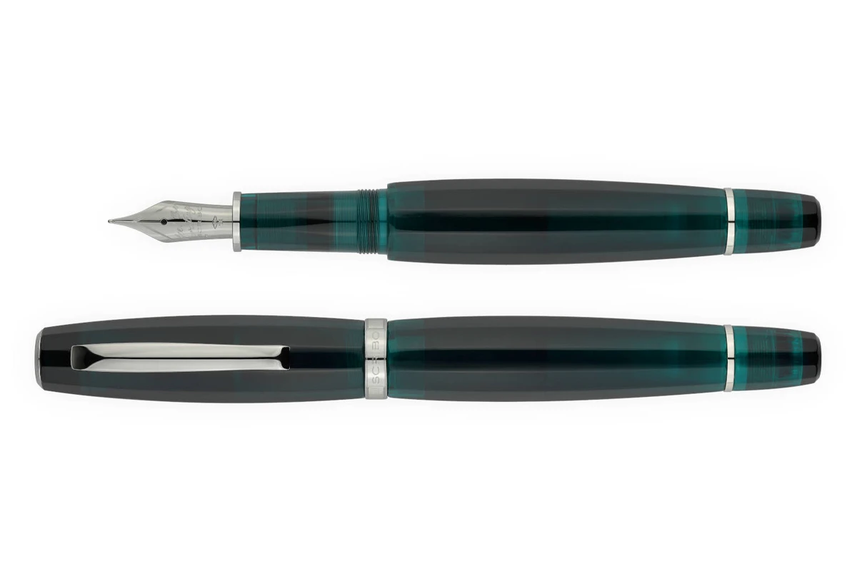 Scribo Feel Ombre Verdi Ruthenium Vulpen 1 Scribo Feel Ombre Verdi Ruthenium Vulpen