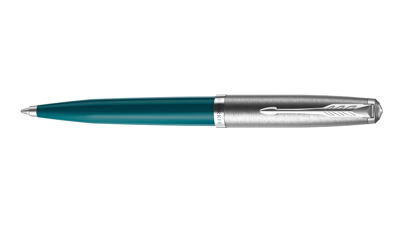 Parker® Parker 51 Core Teal Blue CT Balpen 2 Parker® Parker 51 Core Teal Blue CT Balpen - Afbeelding 2