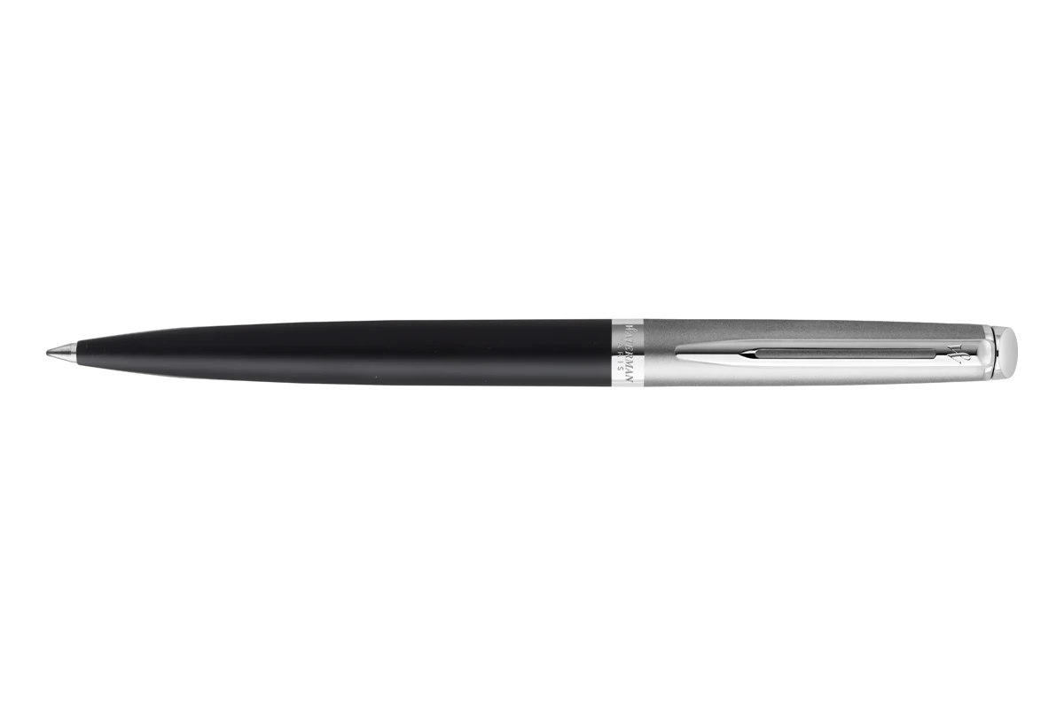Waterman Hemisphere Sandblasted Steel Matte Black CT Balpen 1 Waterman Hemisphere Sandblasted Steel Matte Black CT Balpen