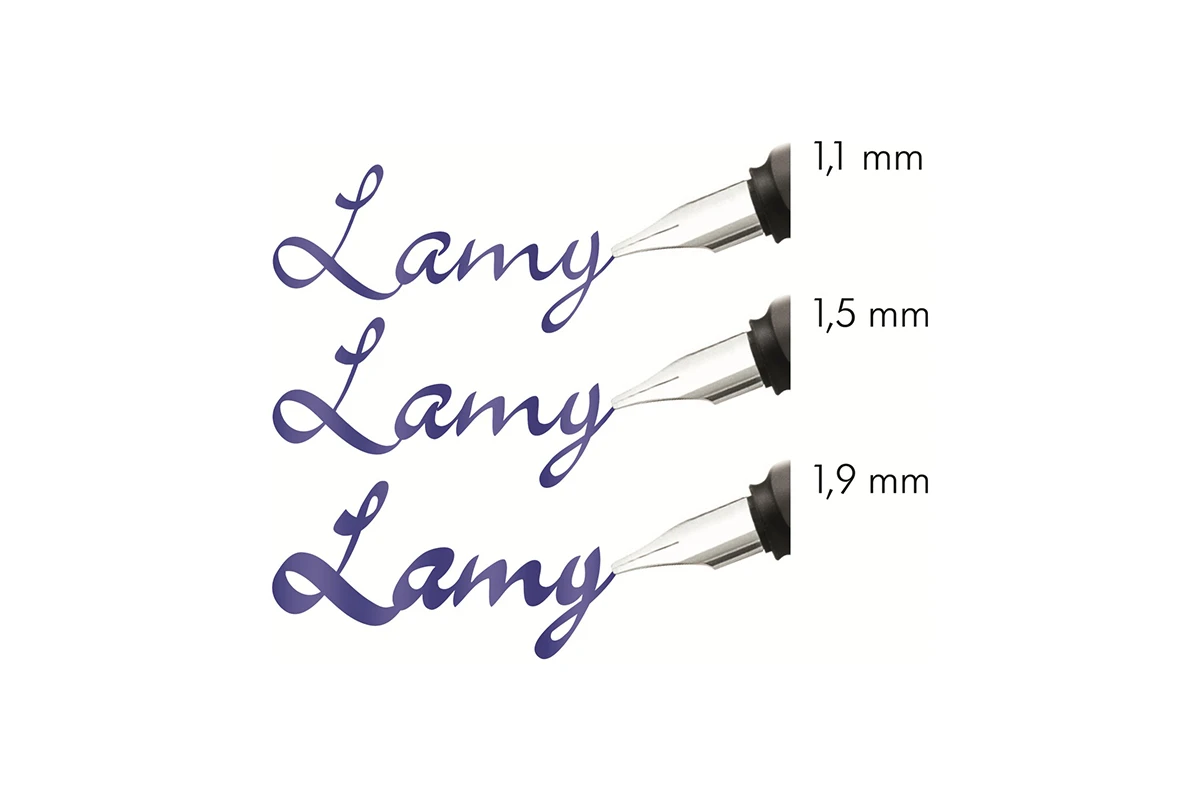 LAMY Joy Zwart Kalligrafie Vulpen 2 LAMY Joy Zwart Kalligrafie Vulpen - Afbeelding 2